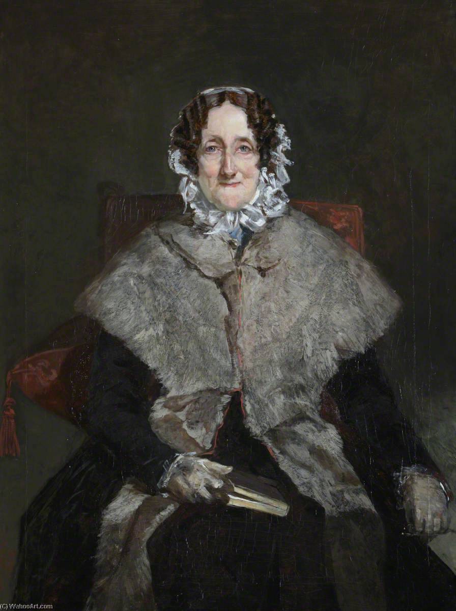 The Artist, His Mother In Law And Wife (triptych, Centre Panel) — Patrick Allan Fraser