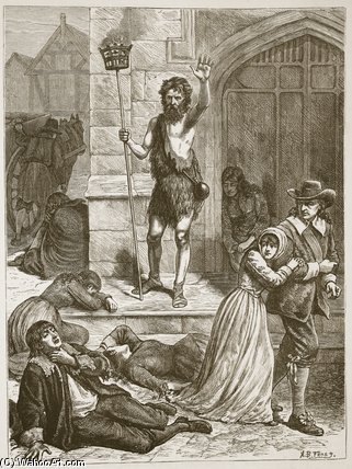 The Maniac Pronouncing The Doom — Arthur Burdett Frost