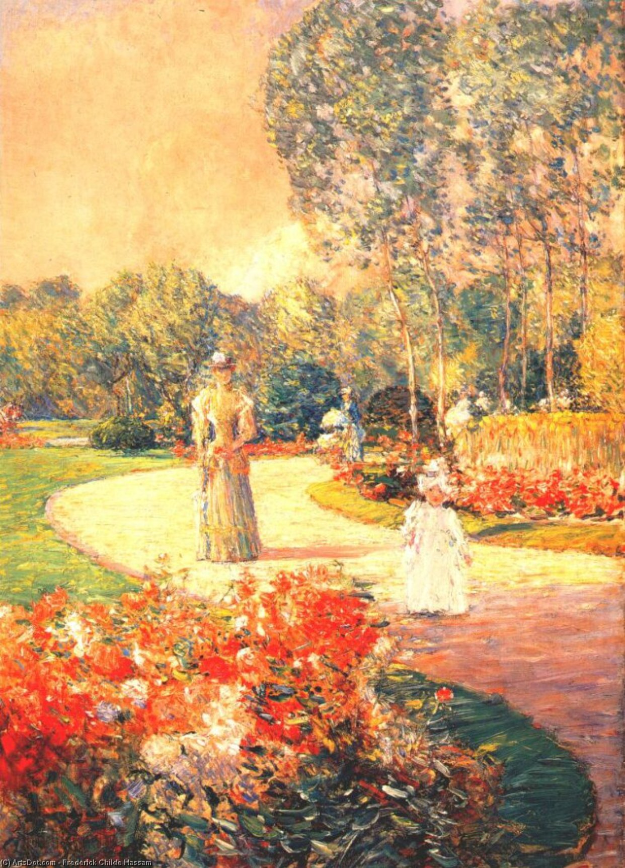 Parc Monceau (paris) - — Frederick Childe Hassam