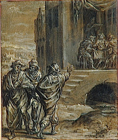 Jesus Et Les Disciples D'emmaus — Dirck Barendsz