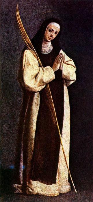 Monja Jerónima Mártir — Francisco De Zurbarán