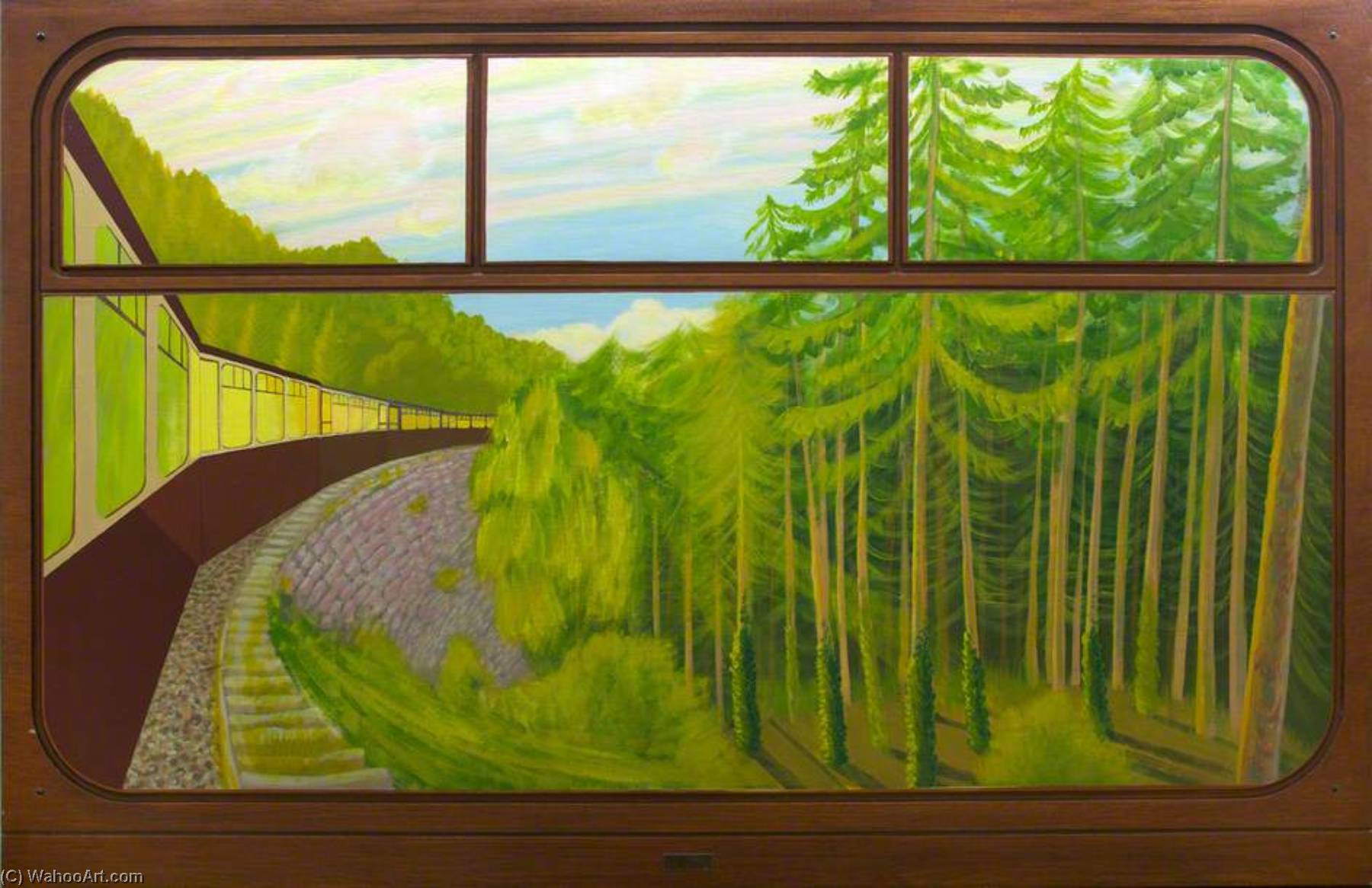 View From A Railway Carriage Cei Mawr — Anna Todd