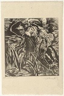 Untitled (female Nude Bending Over Backwards) (rückwärts Gebeugter Weiblicher Akt) — Lovis Corinth
