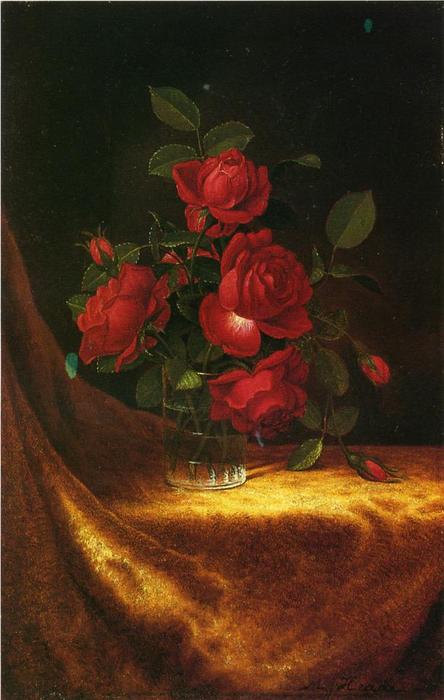 Four Roses In A Glass — Мартин Джонсон Хед