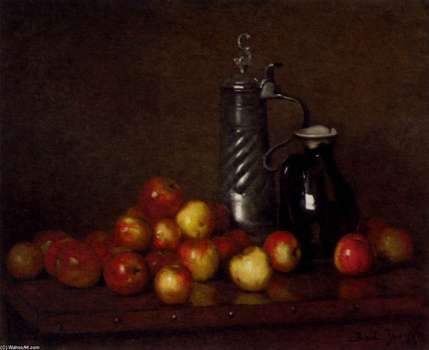 Apples With A Tankard And Jug — Claude Joseph Bail