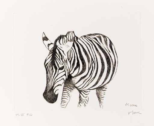 Zebra — Henry Moore