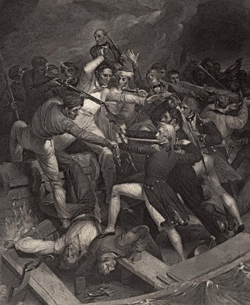 Nelson's Conflict With A Spanish Launch — Ričard Vestal