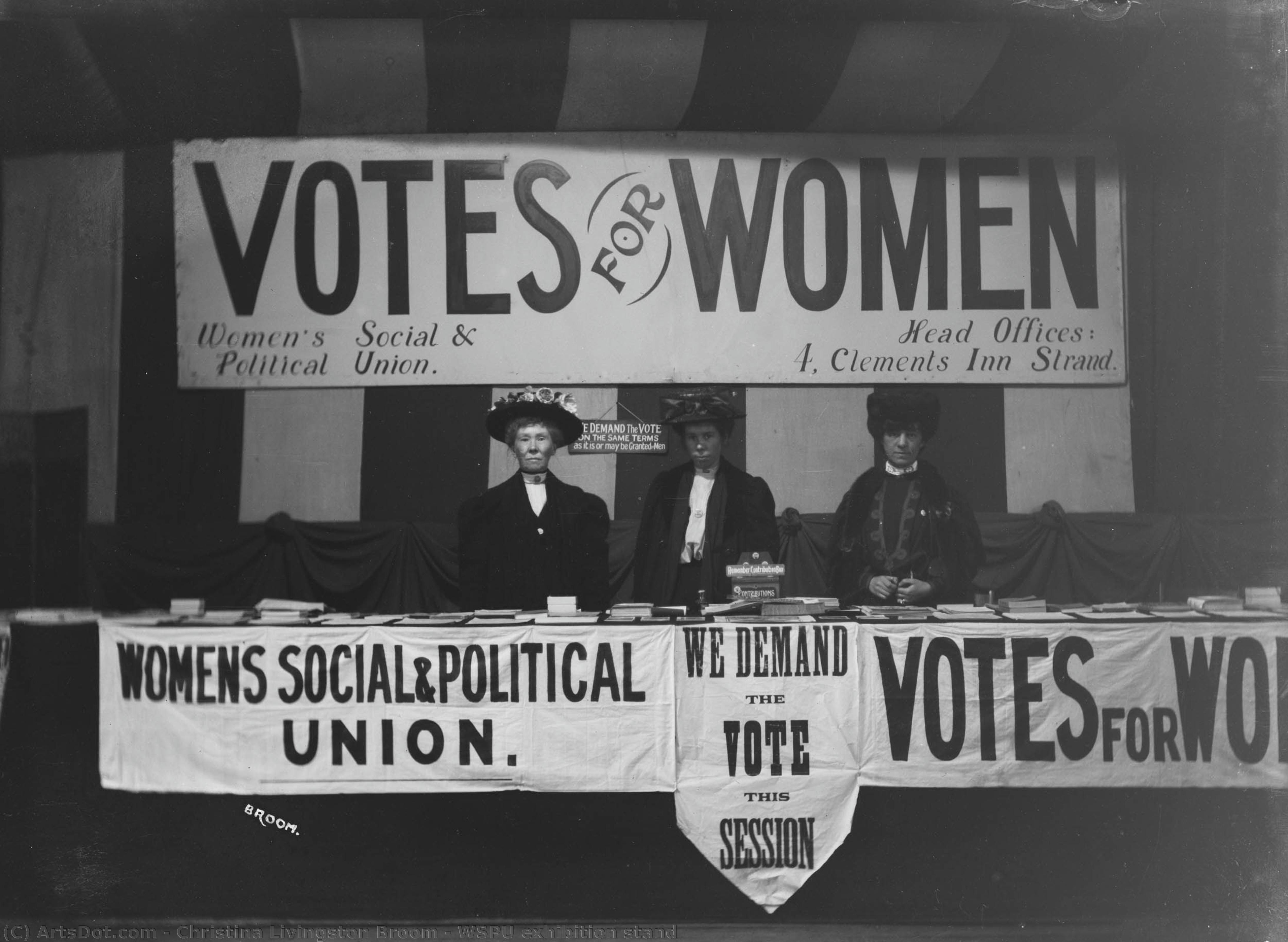 Wspu Exhibition Stand — Christina Livingston Broom