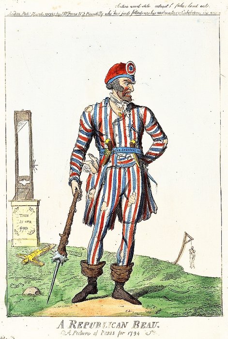 A Republican Beau. A Picture Of Paris For (1794) — Isaac Robert Cruikshank