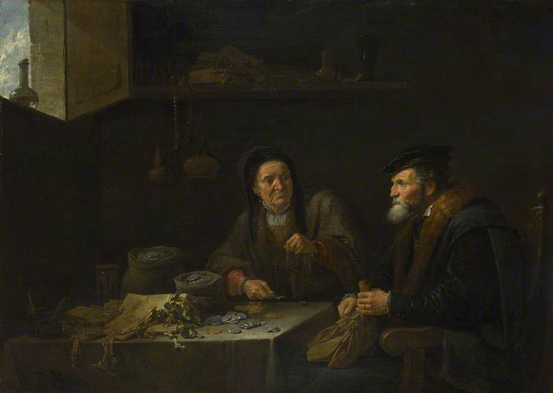 The Covetous Man — David Teniers The Younger