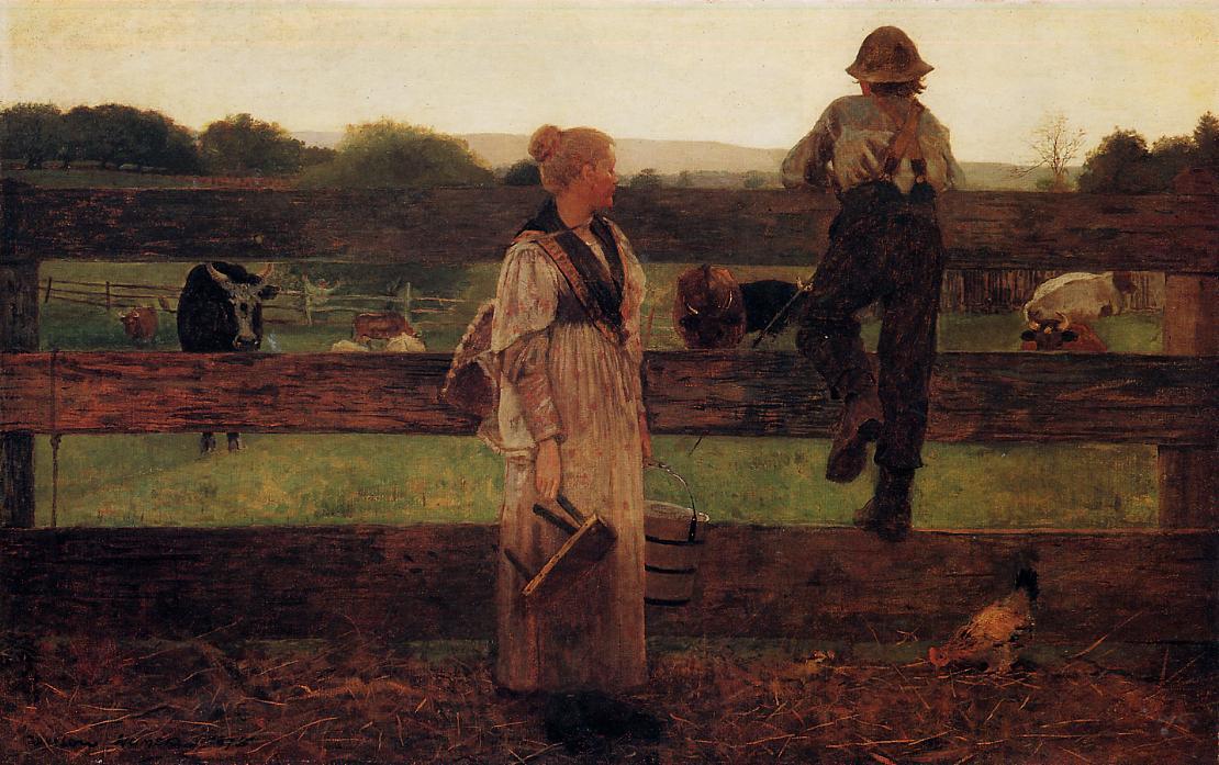 Milking Time — Винслоу Хомер