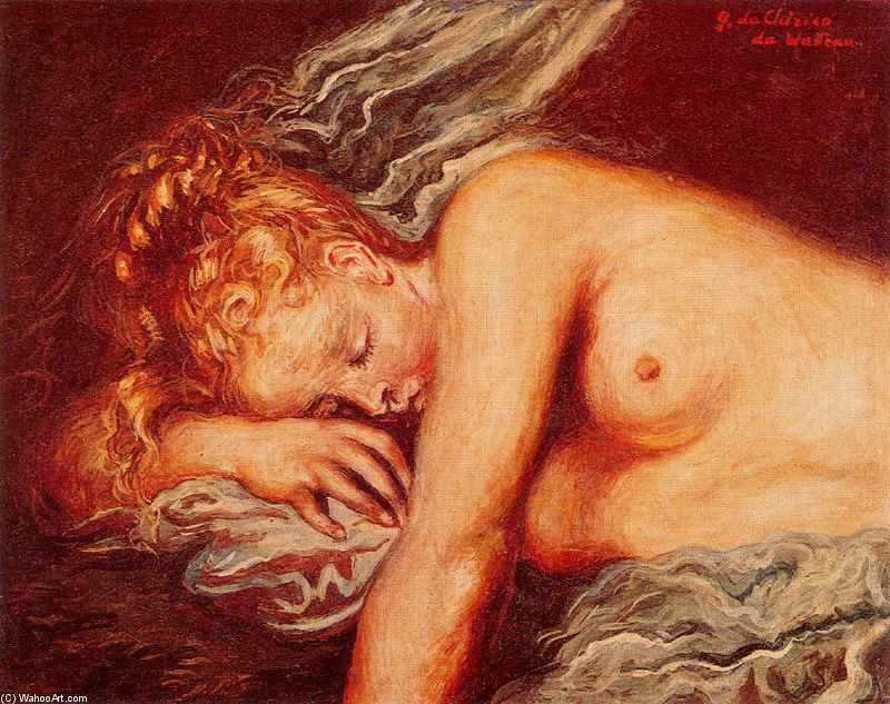 Schlafende Mädchen — Giorgio De Chirico