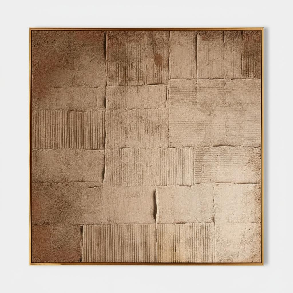 Monolithic Sediments In Sepia: A Meditative Study Of Textured Earth And Time — David Moreau