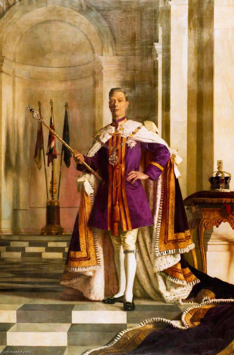 George Vi (1895–1952) (copy After Gerald Festus Kelly) — Robert John Swan