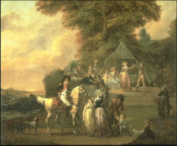 Le Galant Cavalier — François Louis Joseph Watteau (watteau De Lille)