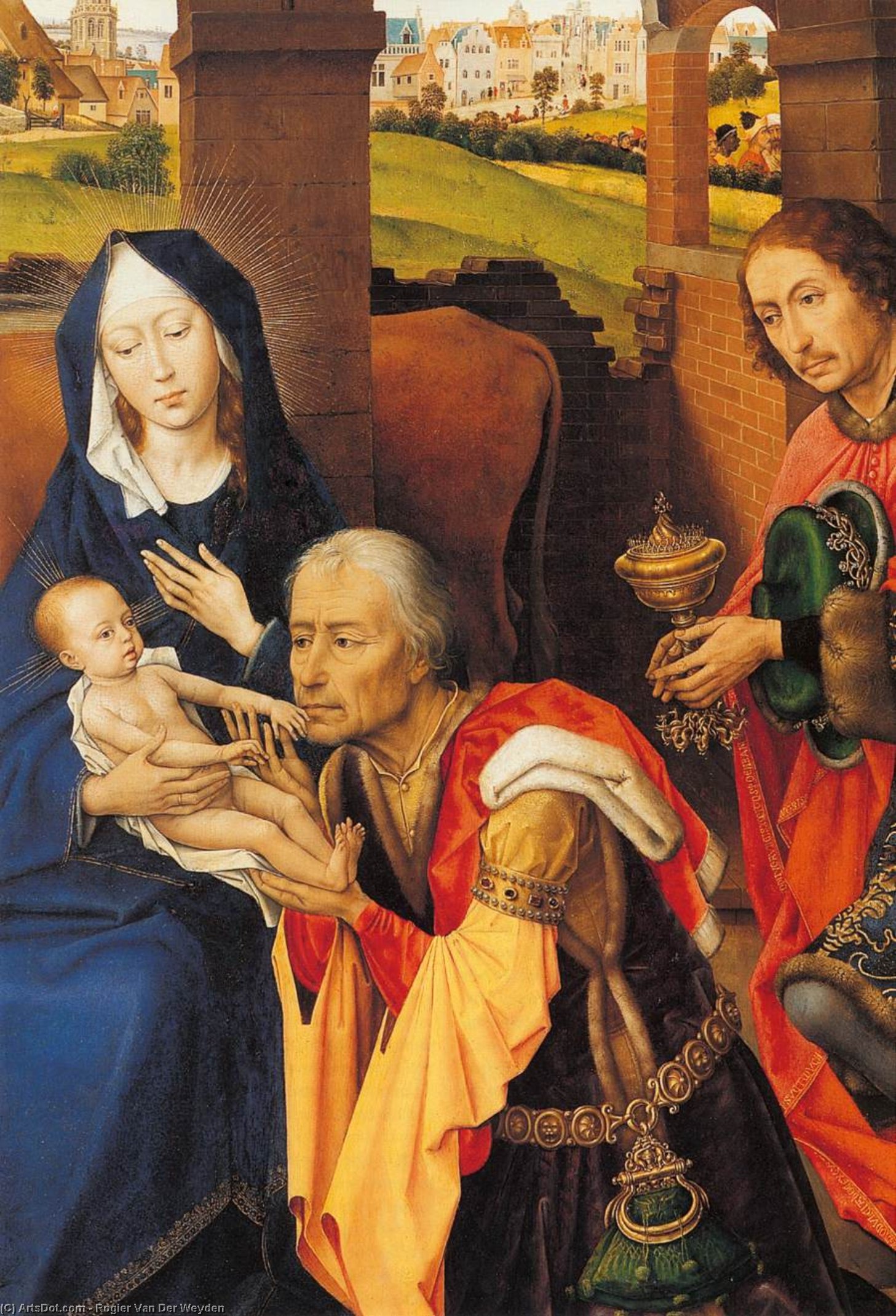 St Columba Altarpiece (detail) — Рогер Ван Дер Вейден