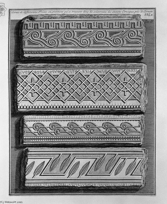 Friezes Of Etruscan Tombs Of Tarquinia — Giovanni Battista Piranesi