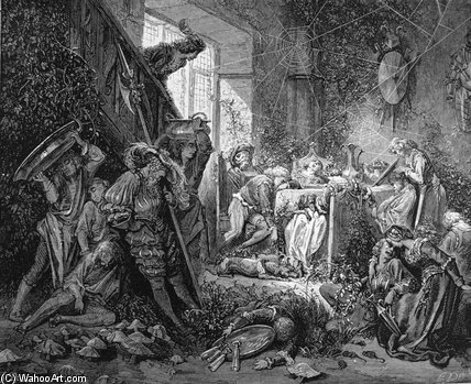 The Prince Arriving At The Enchanted Castle — Paul Gustave Doré