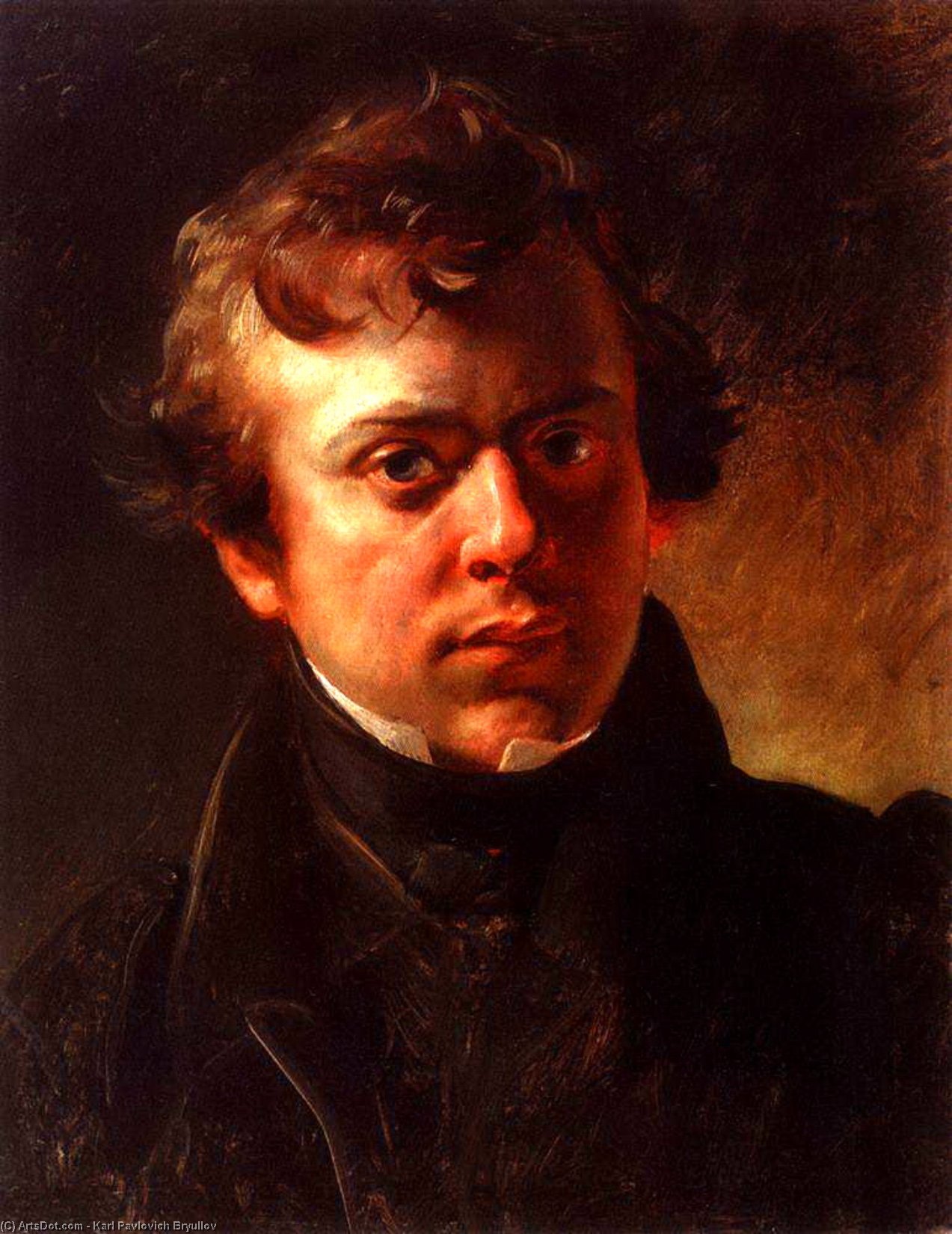 Portrait Of The Architect A. Gornostaev — Karl Pavlovich Bryullov