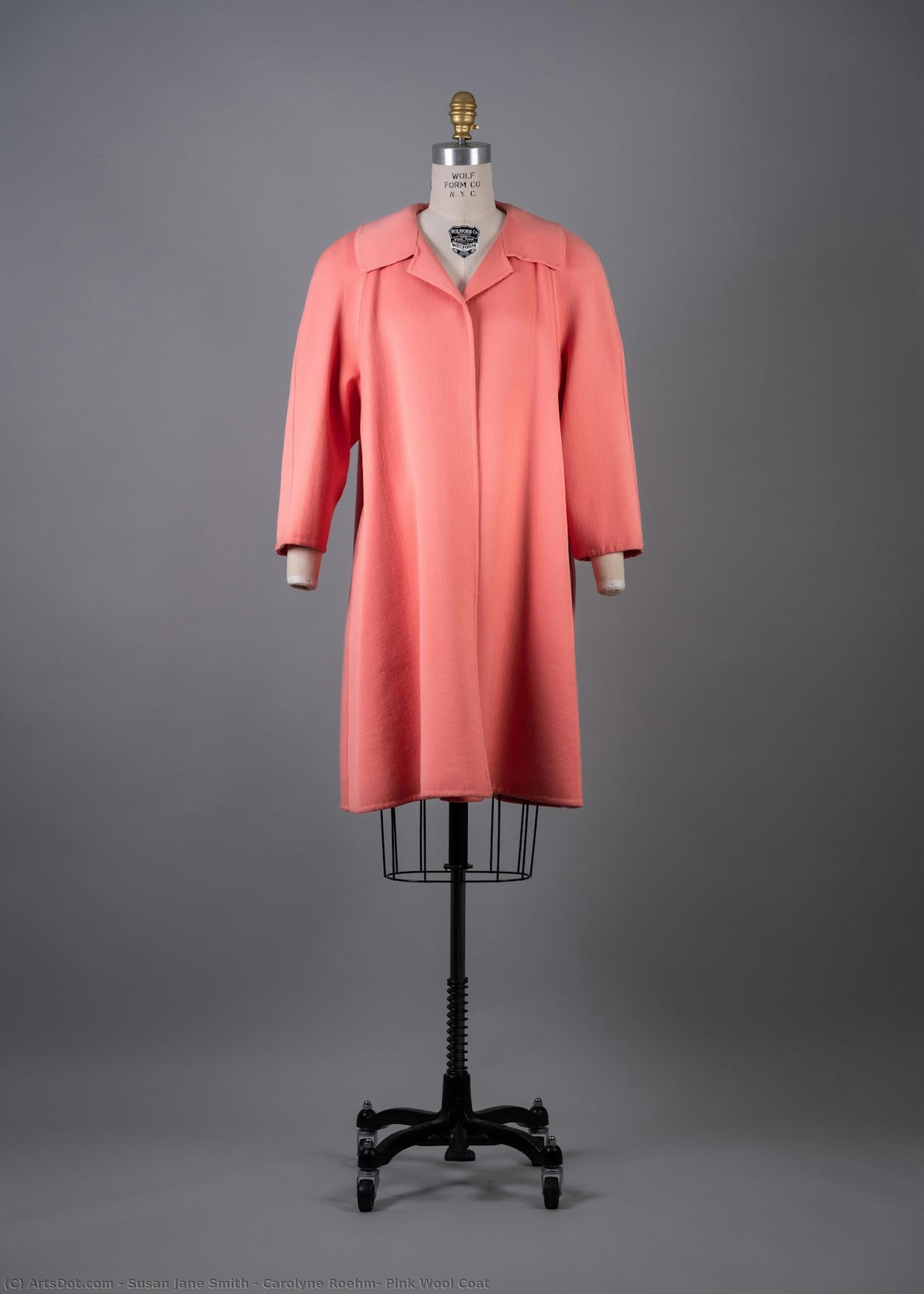 Carolyne Roehm, Pink Wool Coat — Susan Jane Smith