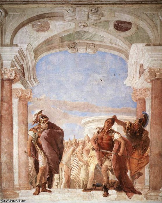 Villa Valmarana The Rage Of Achilles — Giambattista Tiepolo