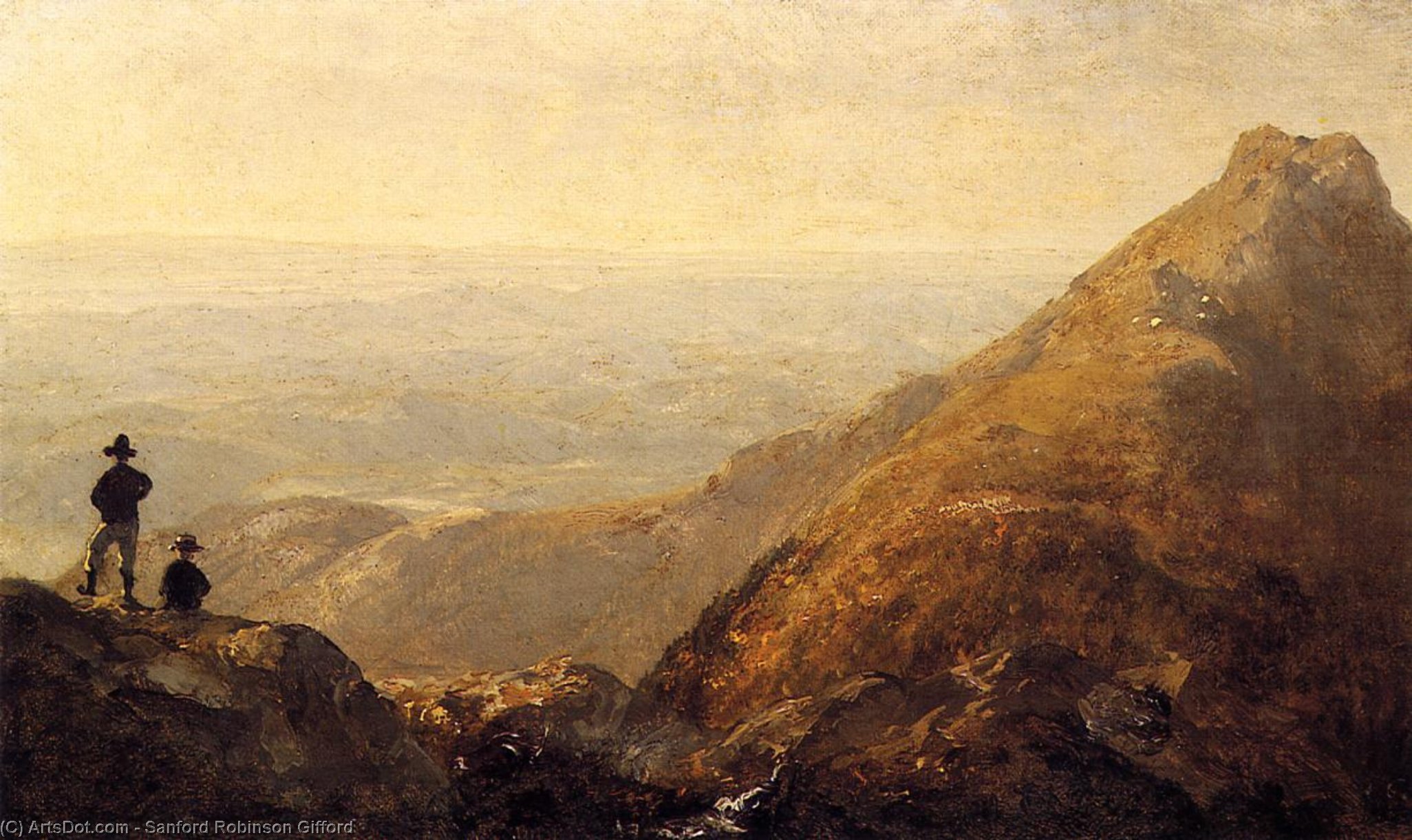 A Sketch Of Mansfield Mountain — Sanford Robinson Gifford
