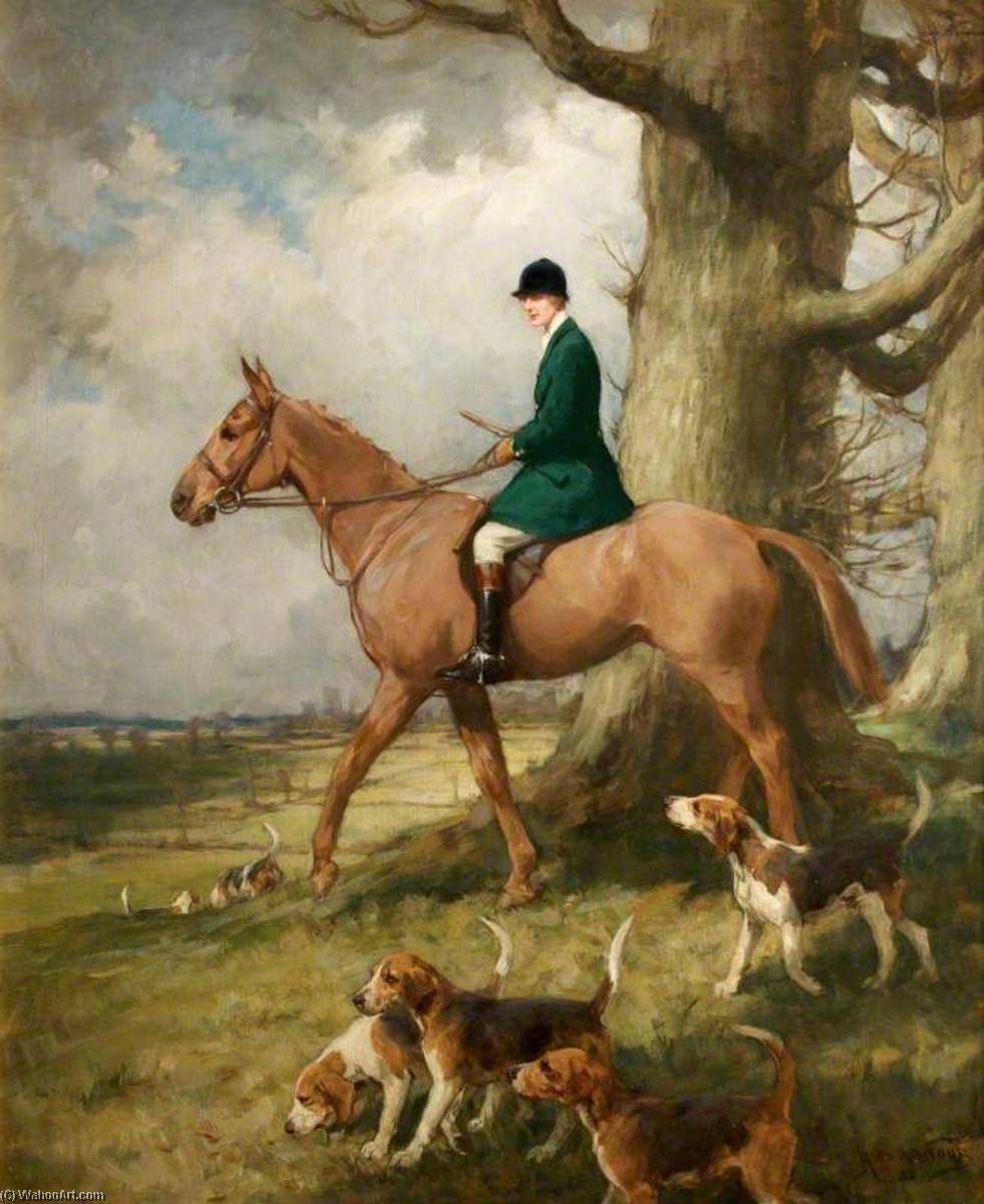 Miss Esmé Jenner (1896 1897–1932), As Master Of The Sparkford Vale Harriers — George Denholm Armour