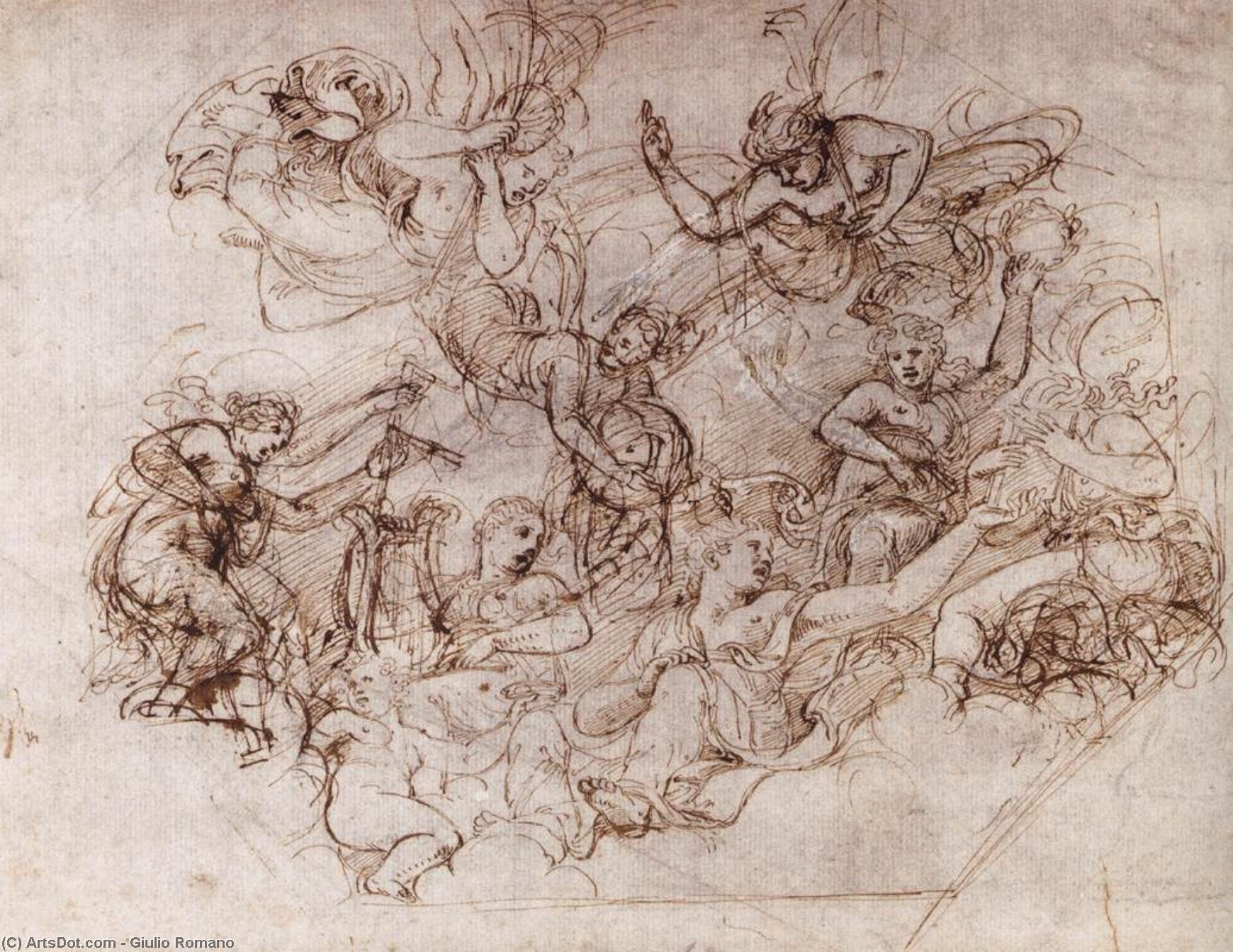 Alegoría De Las Virtudes De Federico Ii Gonzaga — Giulio Romano