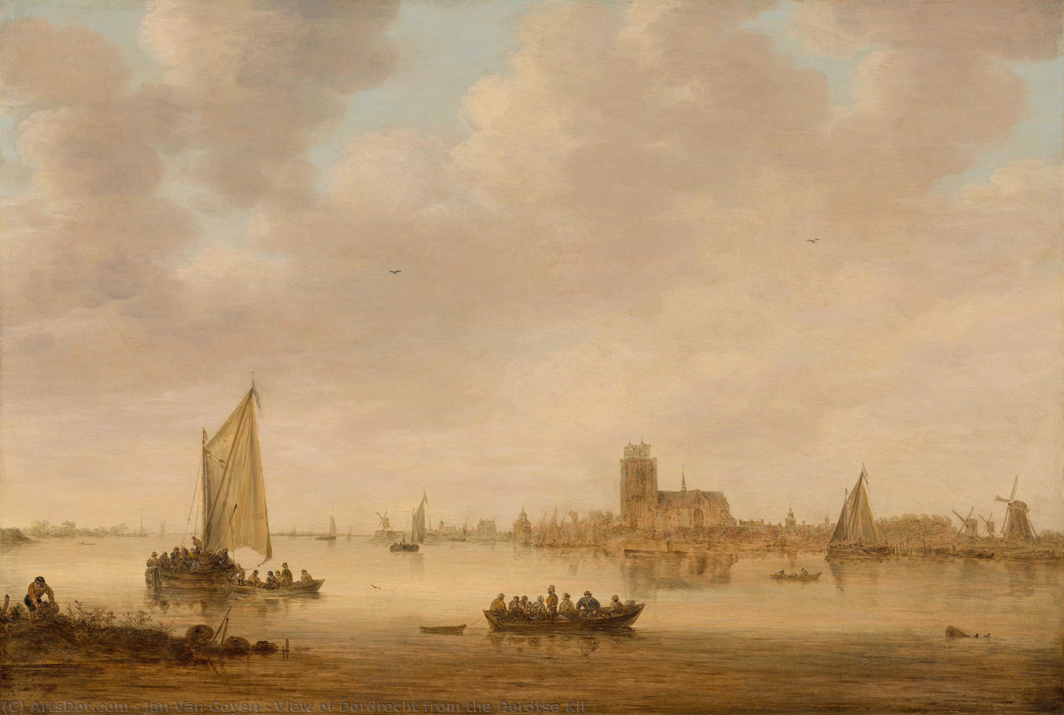 View Of Dordrecht From The Dordtse Kil — Jan Josephszoon Van Goyen