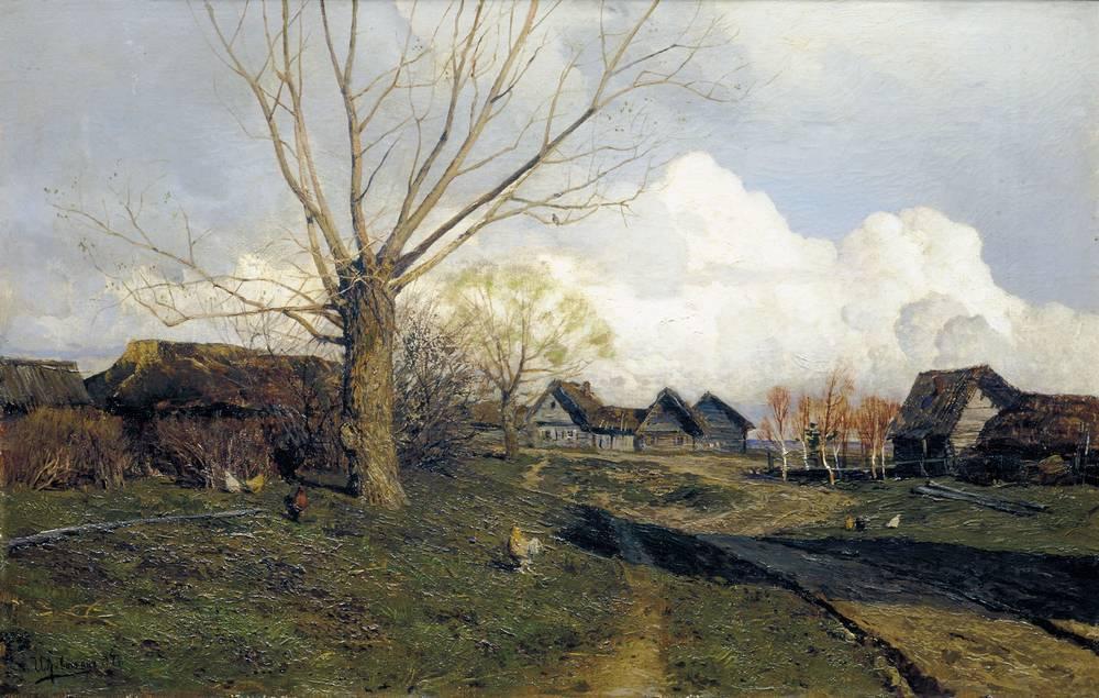 Village Savvinskaya Near Zvenigorod — Isaak Ilyich Levitan