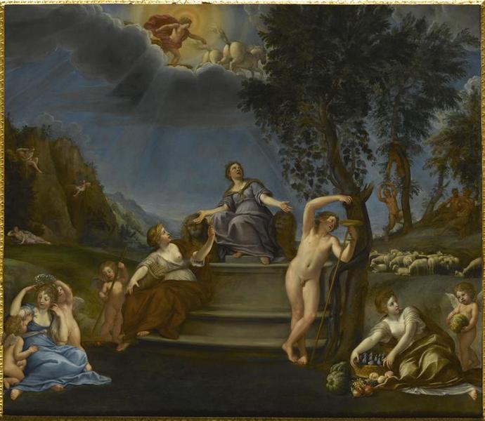 Cybèle Et Les Saisons Ou L'allégorie De La Terre Le Triomphe De Cybèle (ancien Titre) — Albani Francesco (l'albane)