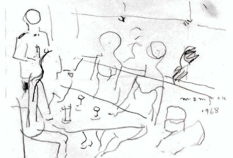 Figures In A Bar — Josep Mompou Dencausse