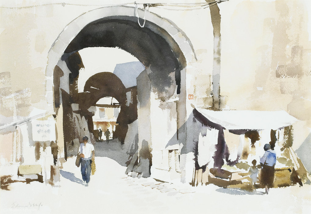 A Gateway Near The Covered Market, Istanbul — Edward Seago