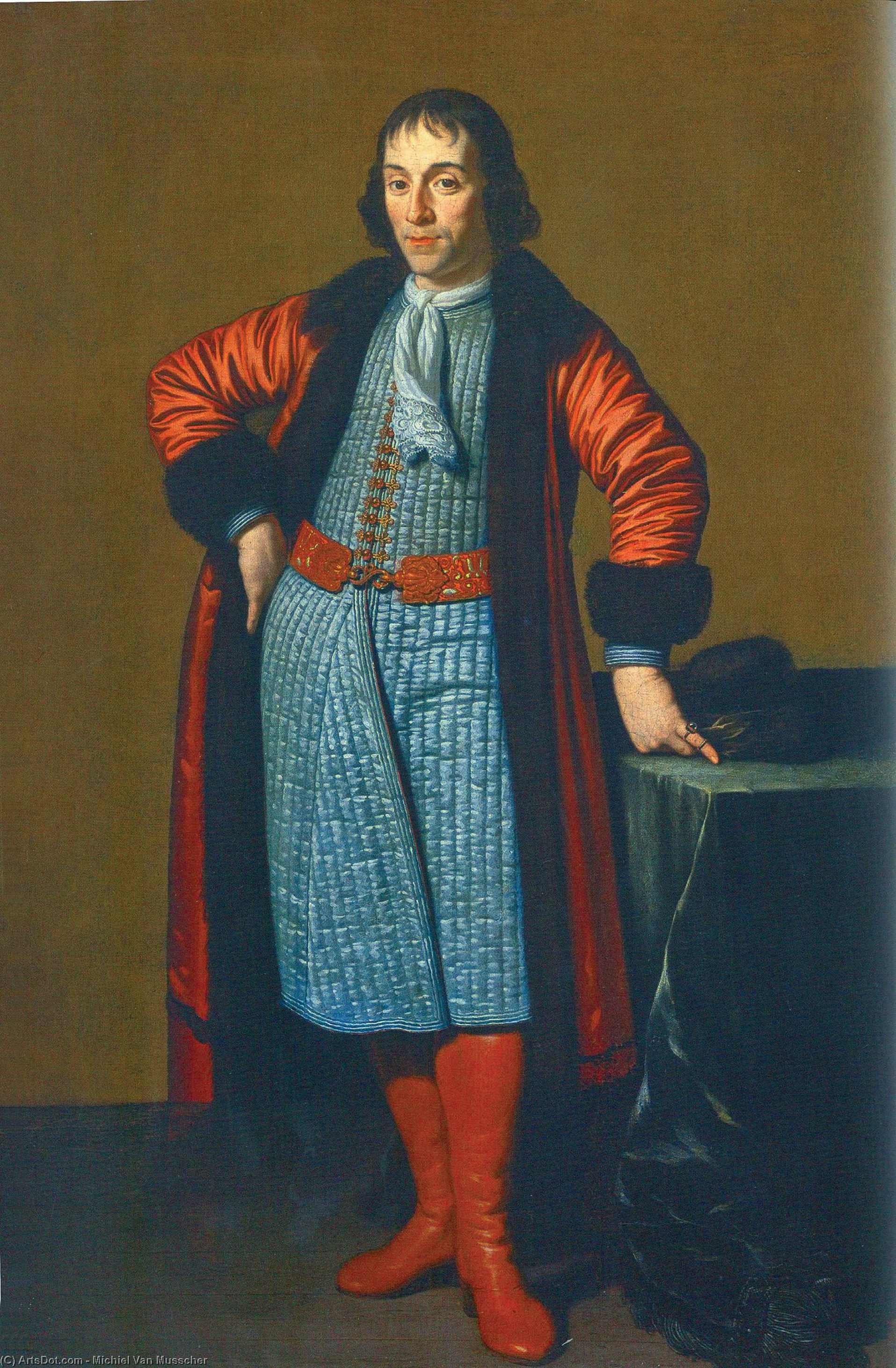 Portrait Of Aleksandr Danilovich Menshikov — Michiel Van Musscher