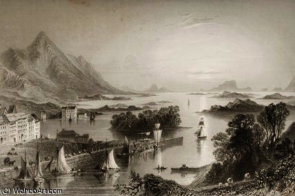 Clew Bay Seen From Westport — William Henry Bartlett