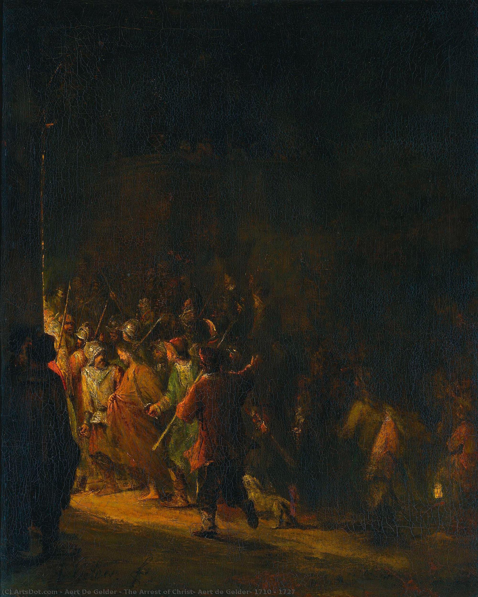 The Arrest Of Christ, Aert De Gelder, 1710 - 1727 — Aert De Gelder