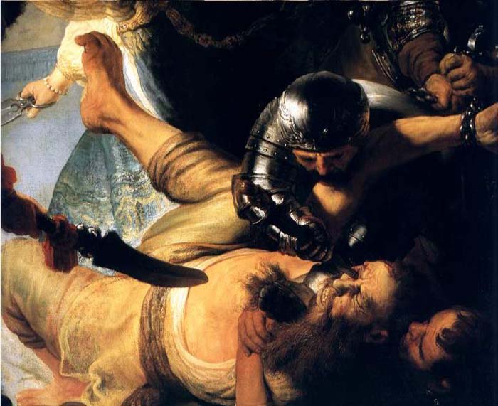 Detail Capture De Samson, Francfort A M — Rembrandt Van Rijn