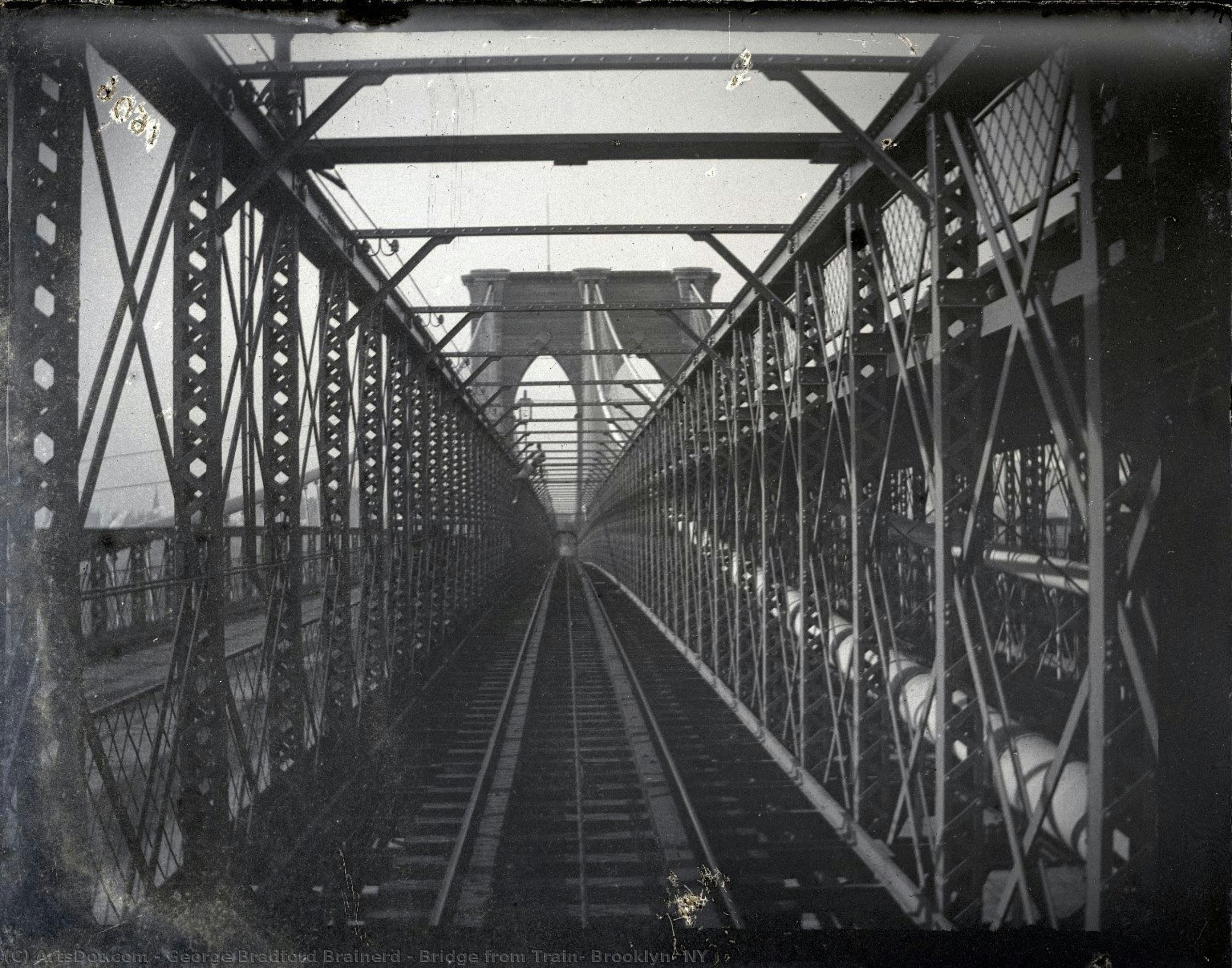 Bridge From Train, Brooklyn, Ny — George Bradford Brainerd