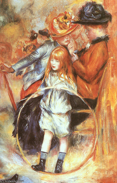Le Jardin Du Luxembourg (detail), Öl Auf — Pierre-auguste Renoir
