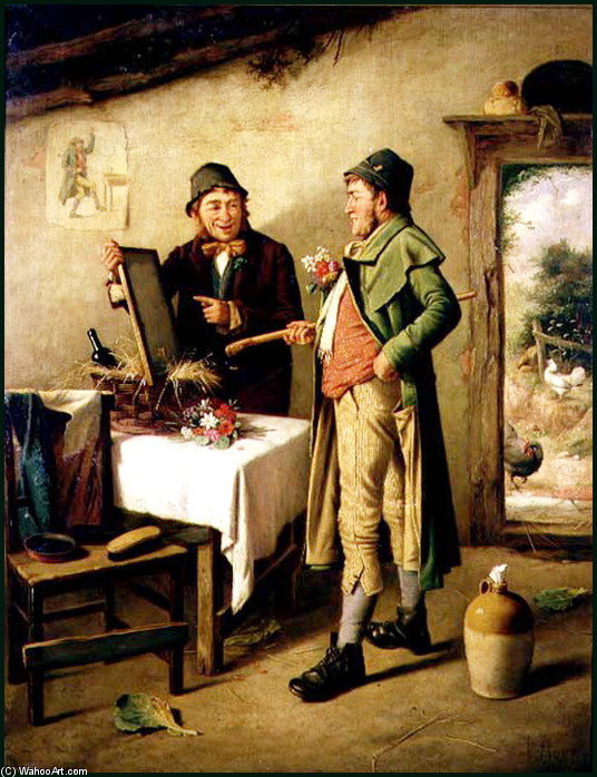 Admiring His Reflection — Charles Hunt