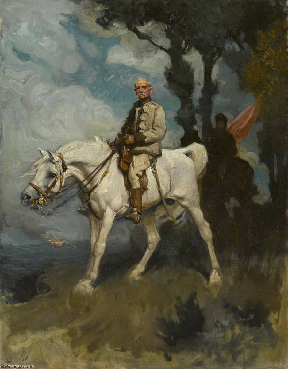 General Sir Frederick Sleigh Roberts On His Horse 'vonovel' — Charles Wellington Furse