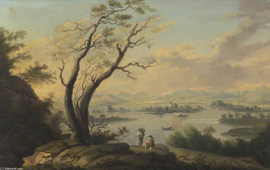 View Of Windermere And Belle Isle From The Station — Joseph Farington