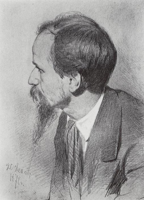 Portrait Of P.p. Chistyakov — Ilya Yefimovich Repin