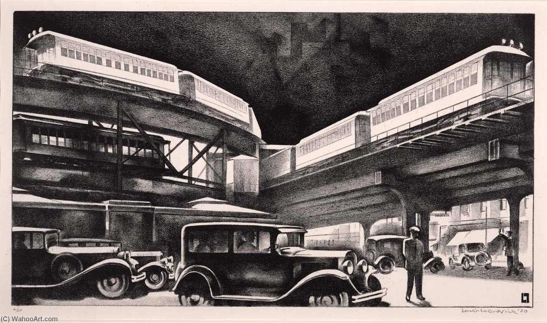 Traffic — Louis Lozowick