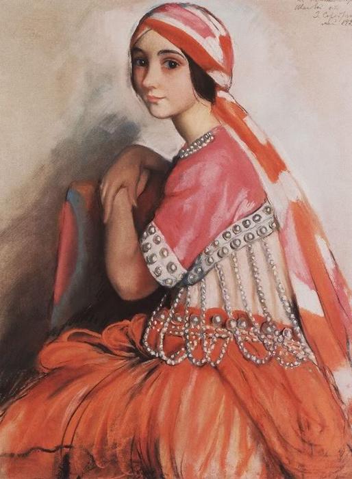 Portrait Of A Ballerina L.a. Ivanova — Zinaida Serebriakova