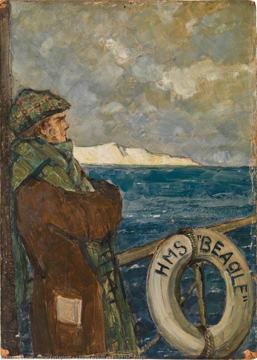 Charles Darwin On Board The 'beagle' — Victor Eustaphieff