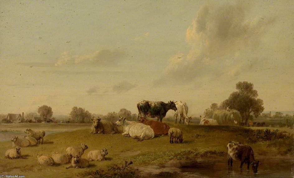 Landscape With Cattle And Sheep — Эдмунд Бристоу