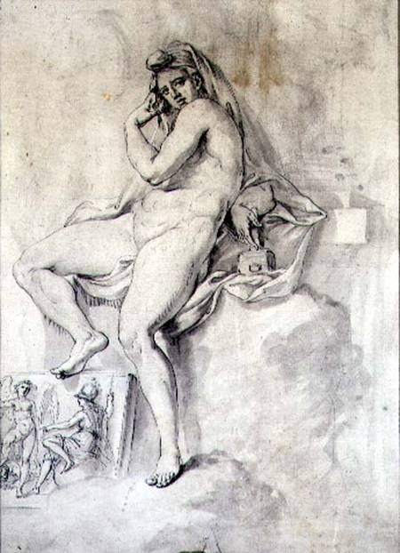 Female Personification Of Sculpture — Giovanni Battista Cipriani