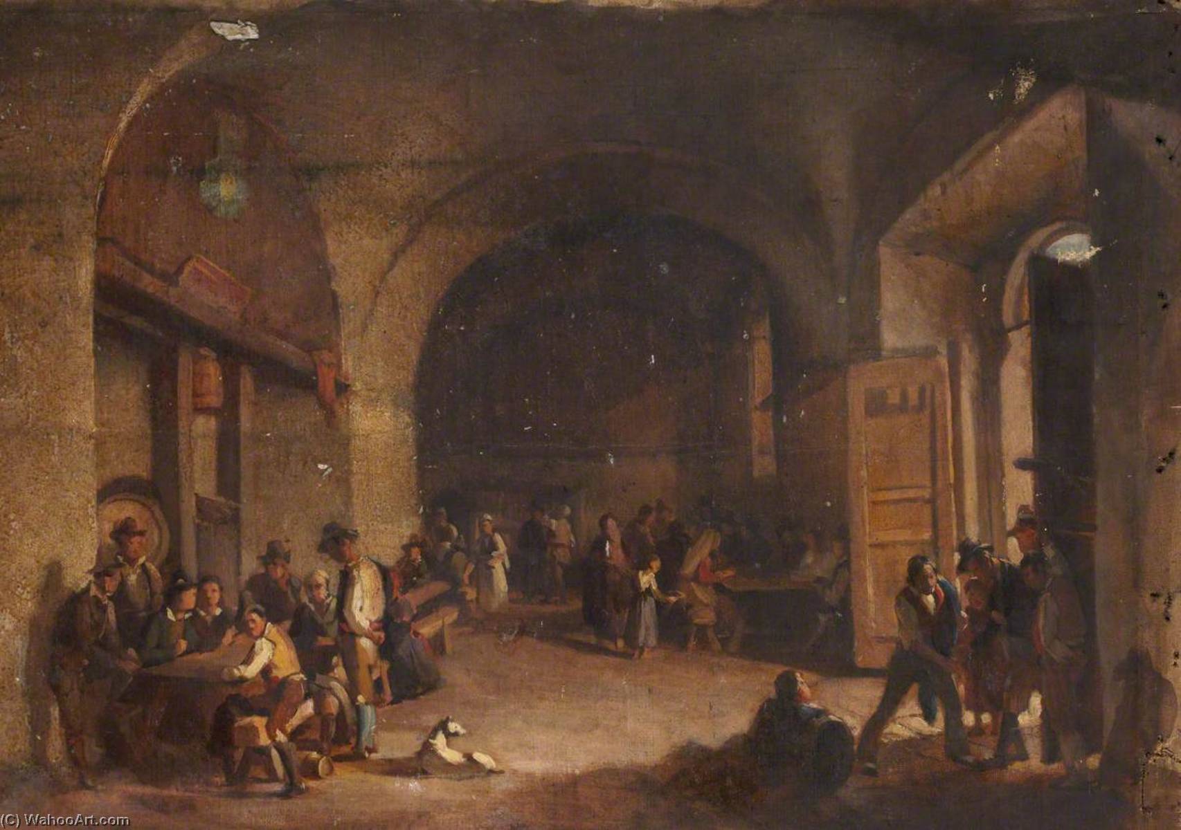 Figures In An Interior — Thomas Stuart Smith
