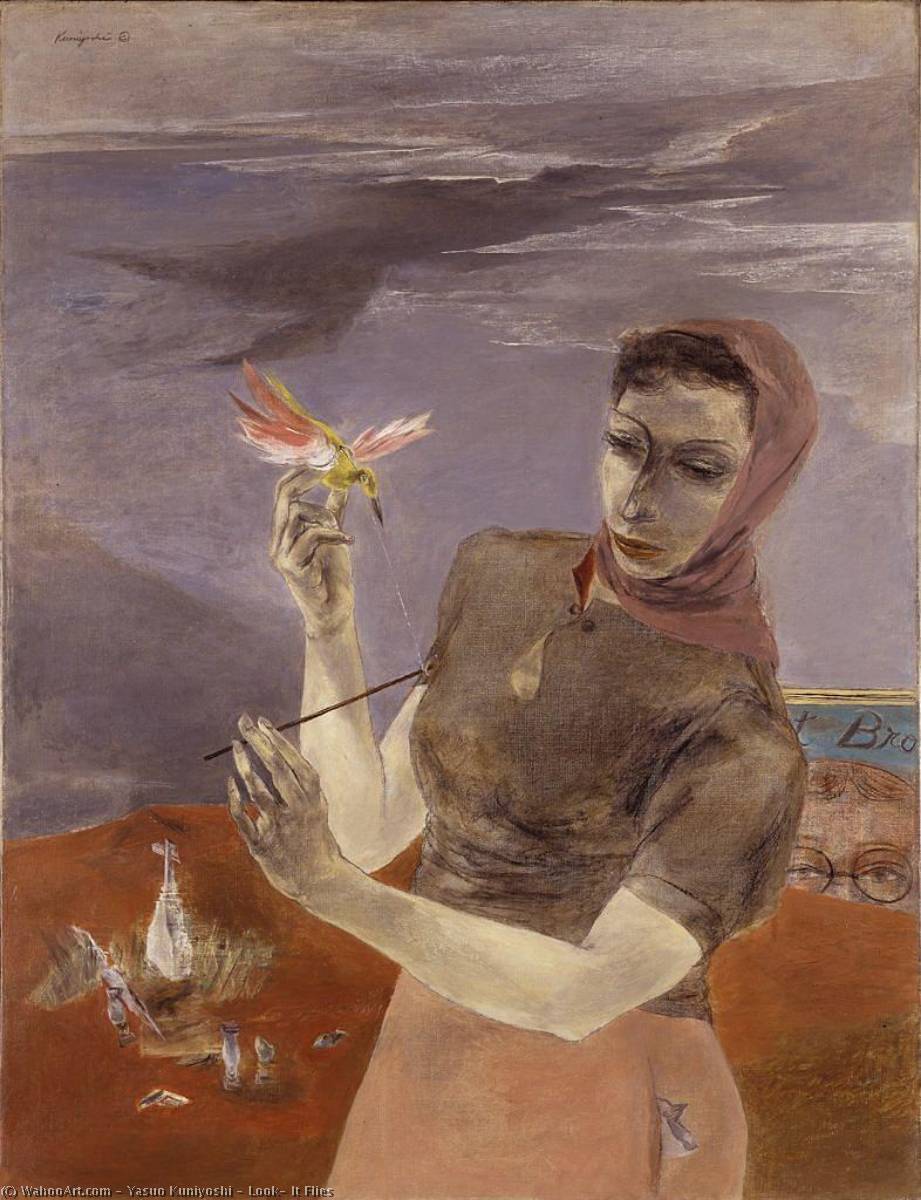 Look, It Flies — Yasuo Kuniyoshi